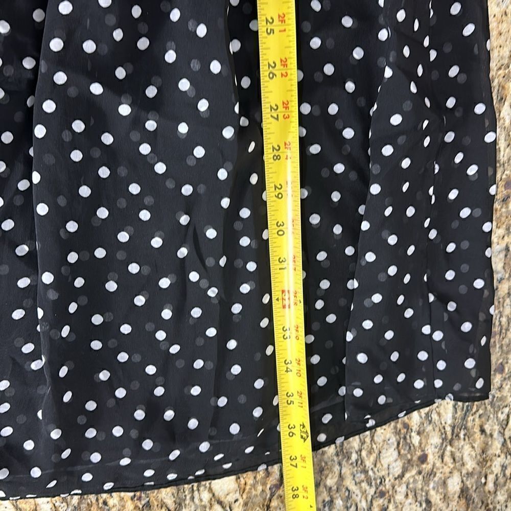 ❤️Last Chance WHBM polka dot print one shoulder dress size 2 - Picture 9 of 9